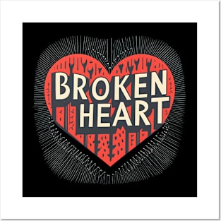 Broken Heart Posters and Art